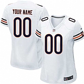 Women Nike Chicago Bears Customized White Team Color Stitched NFL Game Jersey,baseball caps,new era cap wholesale,wholesale hats